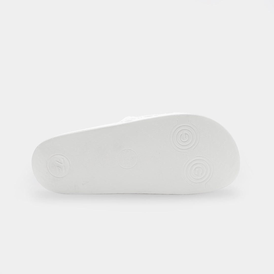 gucci all over logo embellished premium quality white medicated soft slipper