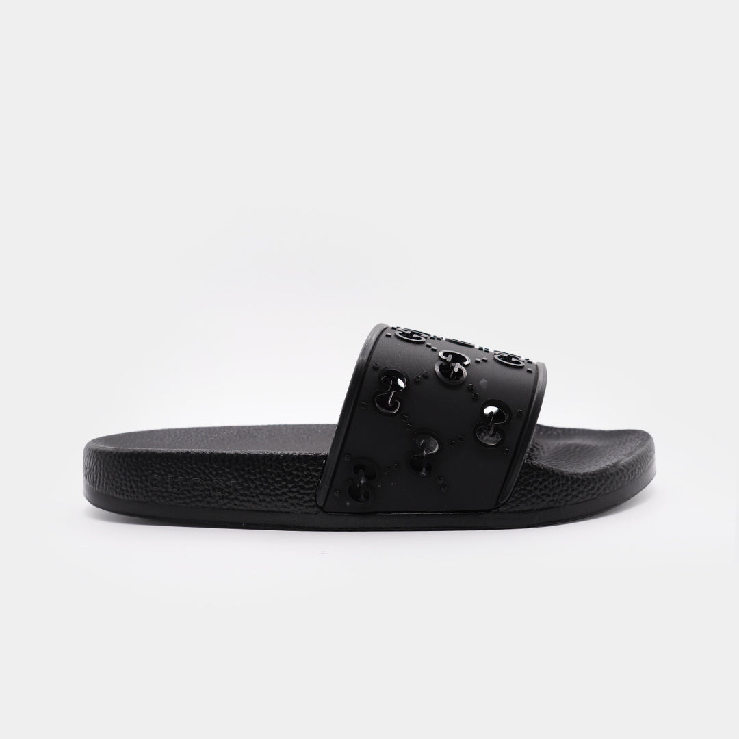 gucci all over logo embellished premium quality medicated soft slipper