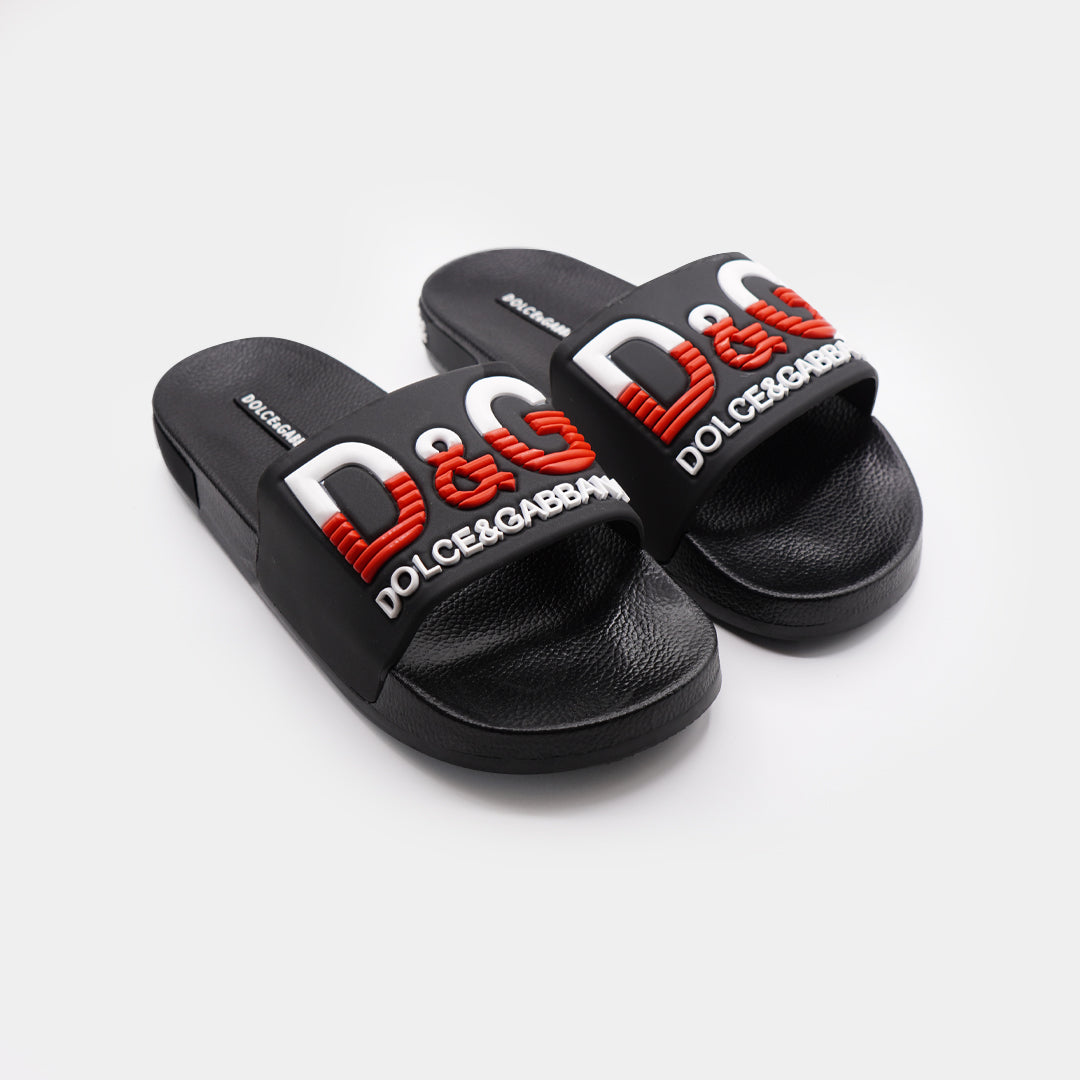d&g logo embellished premium quality medicated soft slipper