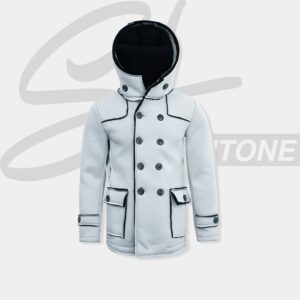 Premium Quality italian Breasted Slim Fit Winter Hooded Jacket