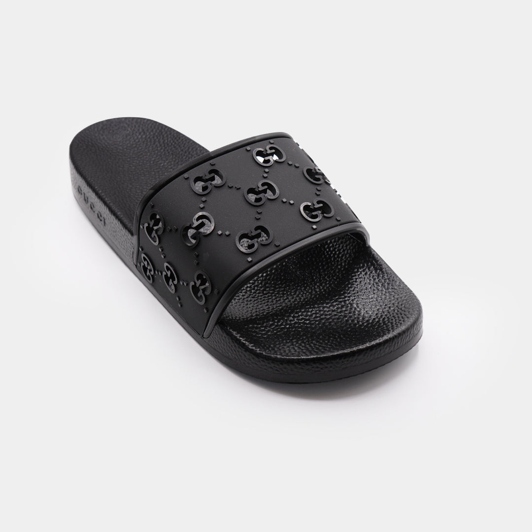 gucci all over logo embellished premium quality medicated soft slipper