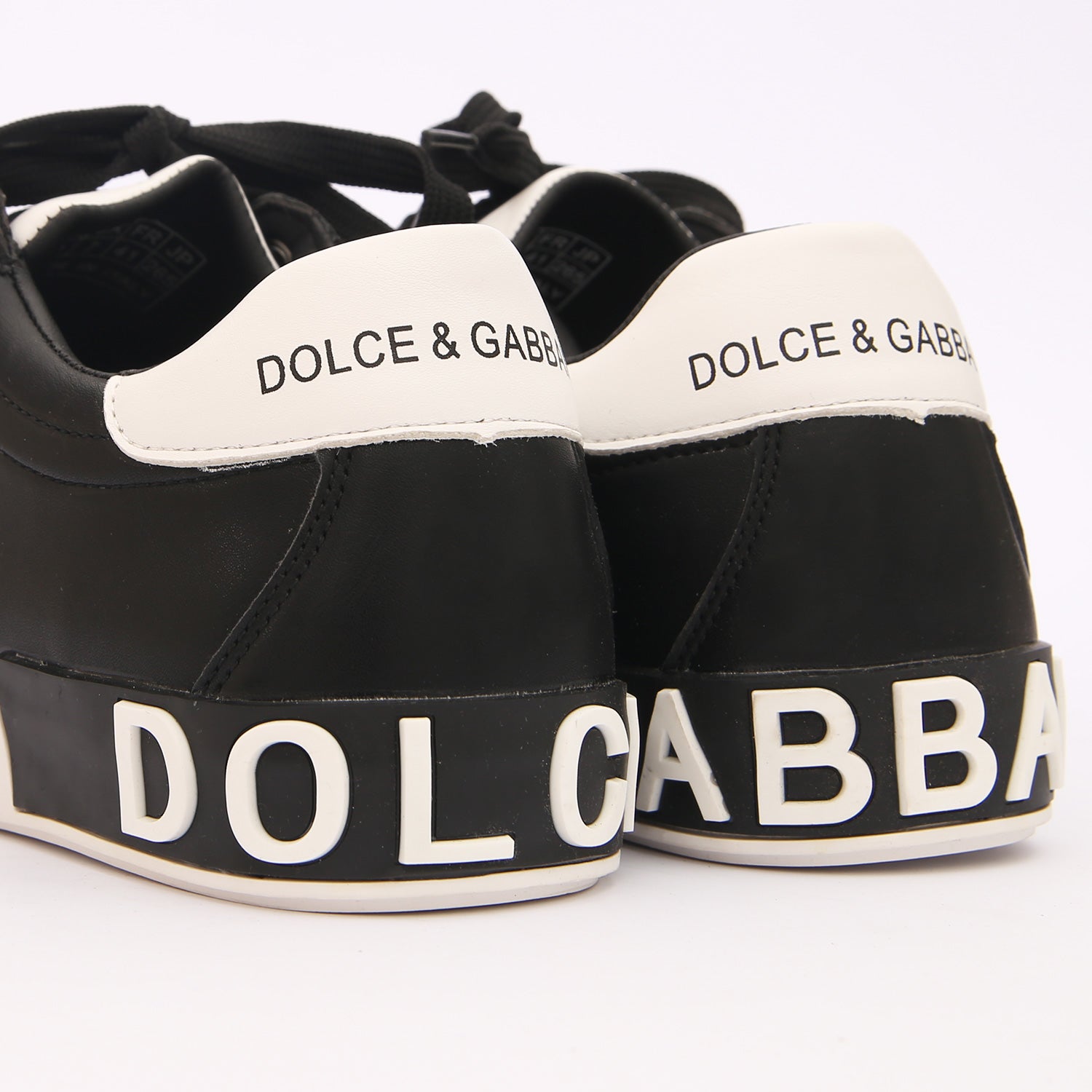 dolce & gabbana premium sneakers black & white dolce & gabbana premium sneakers black & white