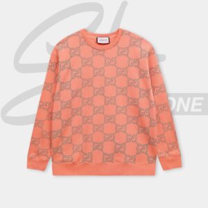 gucci premium quality all over printed fleece sweatshirt