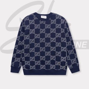 gucci premium quality all over printed fleece sweatshirt
