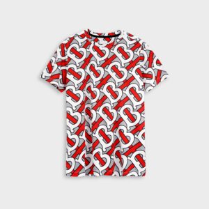 burberry round neck red t shirt