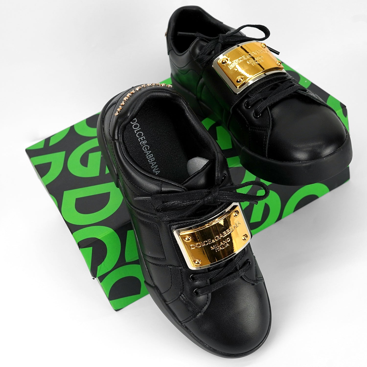 dolce & gabbana premium sneakers black