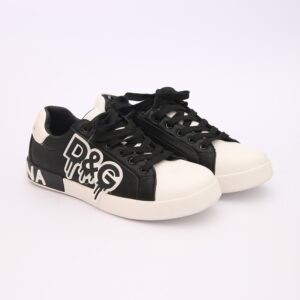 dolce & gabbana premium sneakers black & white