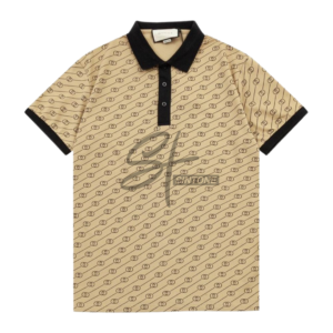 gucci skin monogram polo shirt