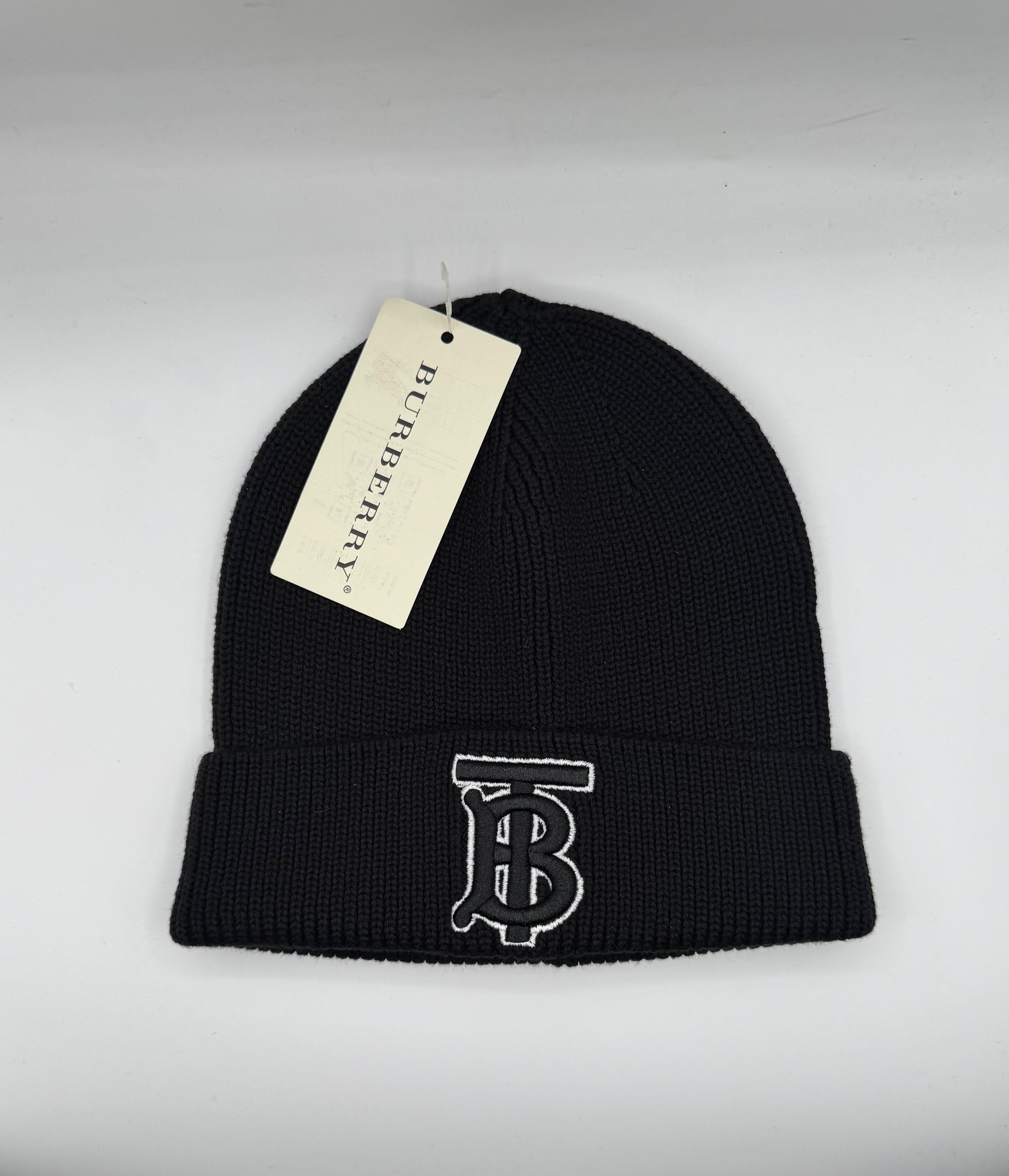 burberry black knitted beanie – premium winter cap burberry black knitted beanie – premium winter cap
