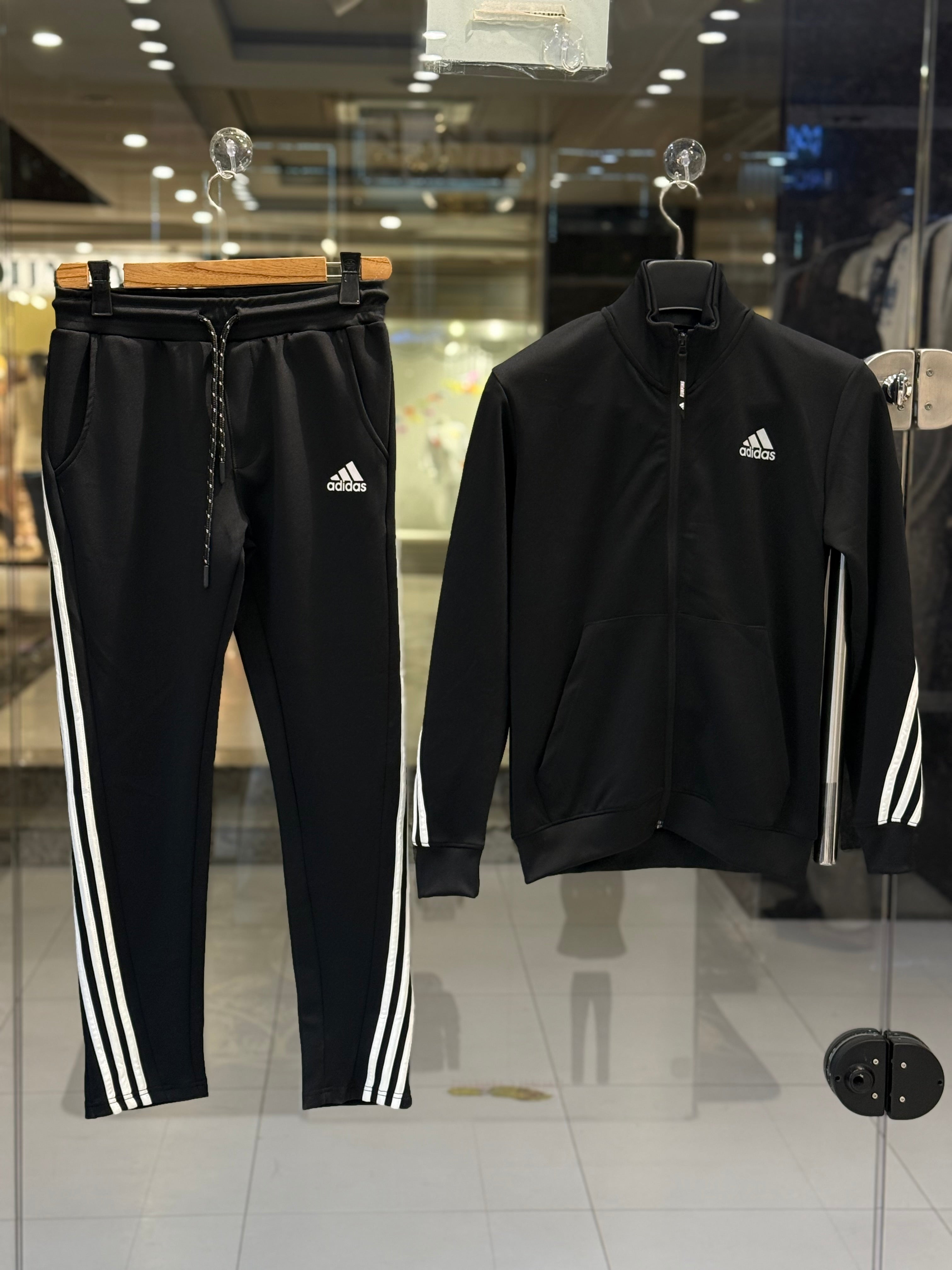 Men's Adidas Black Tracksuit