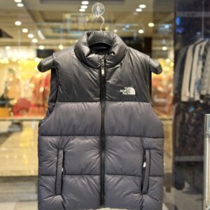 The North Face Men’s Puffer Sleeveless Jacket | Dark Grey & Black
