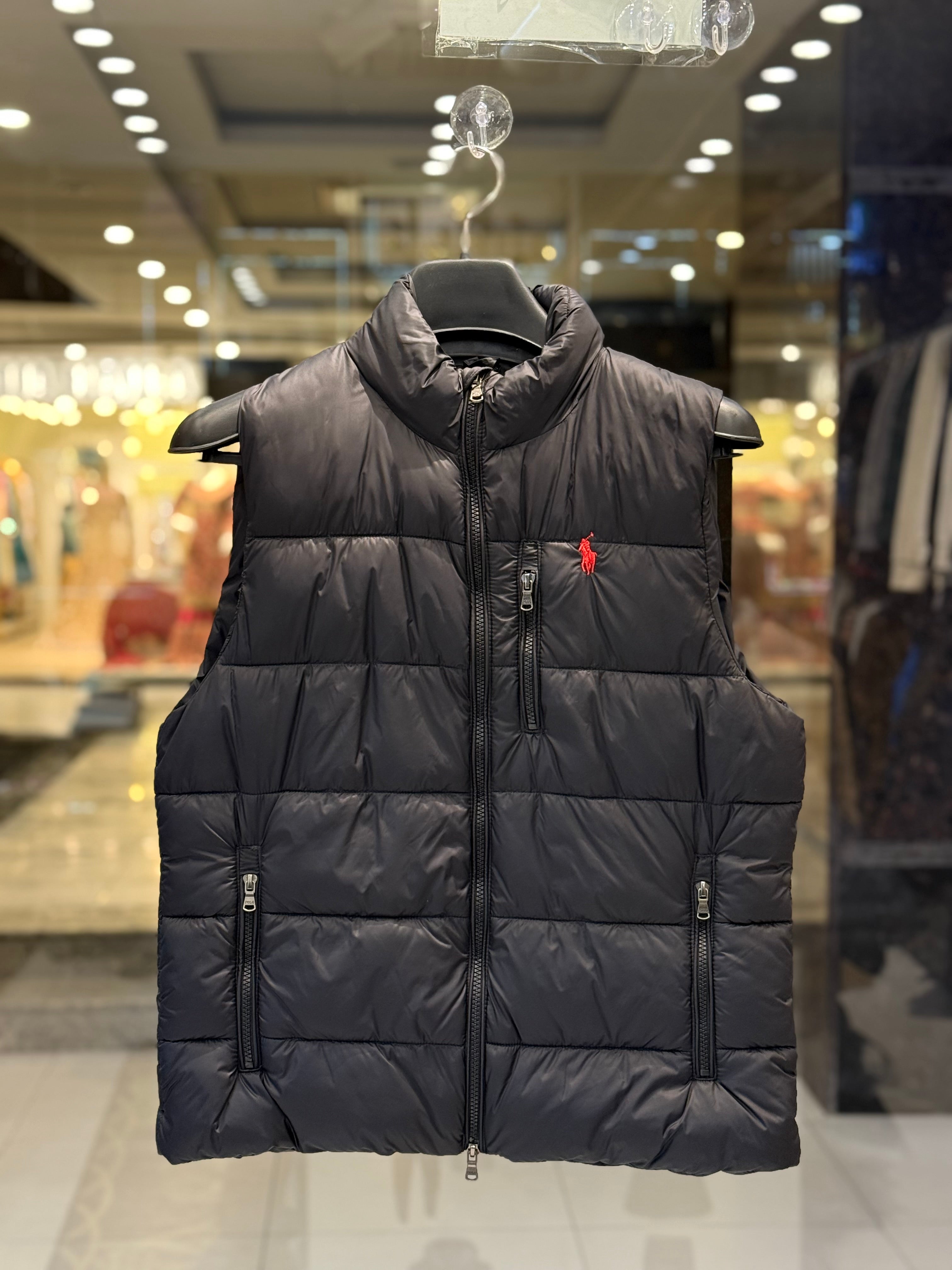 IMG_0678 Polo Ralph Lauren Half Sleeve Black Zip Jacket for Men – Premium Casual Wear