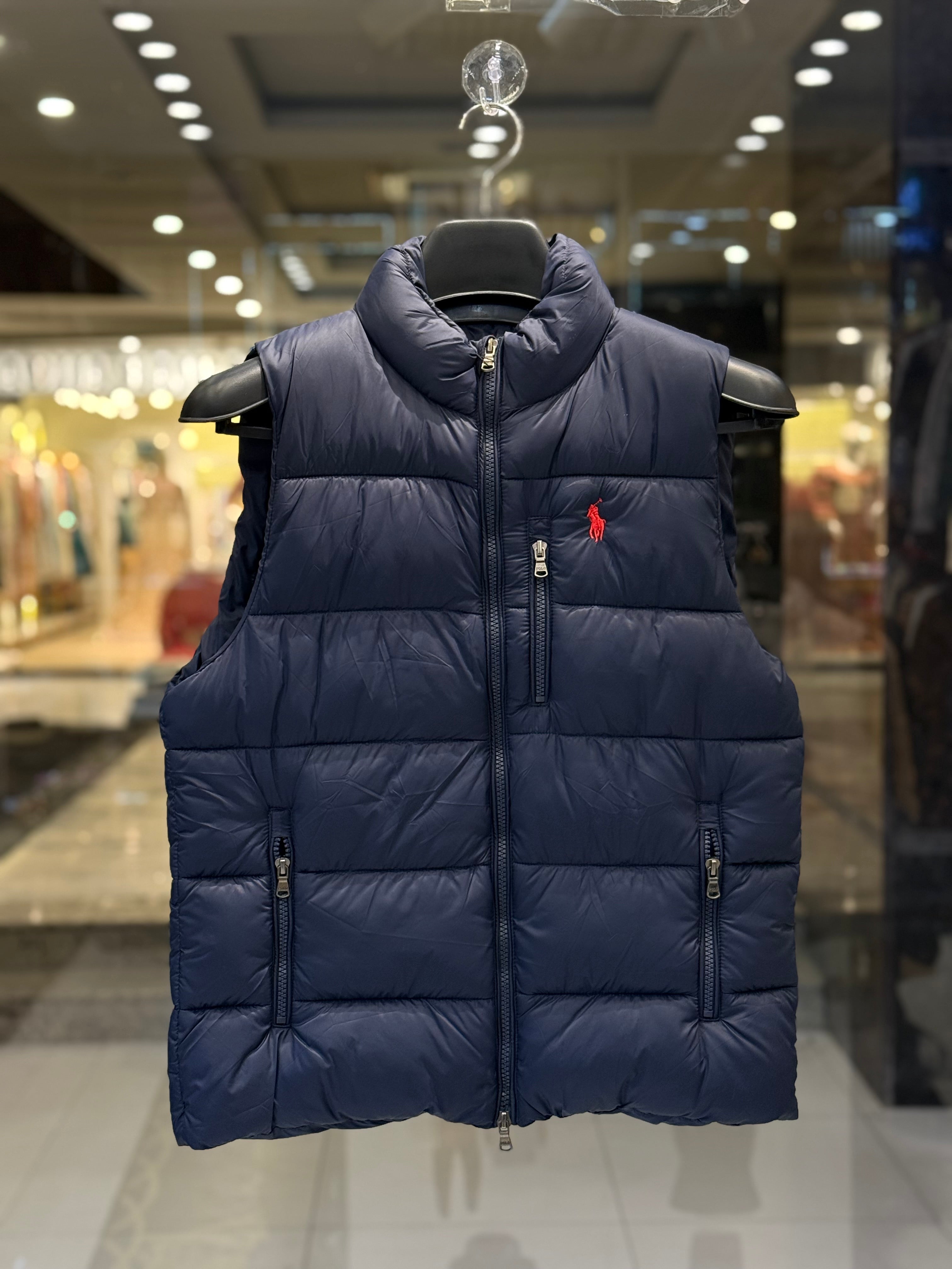 IMG_0681 Polo Ralph Lauren Half Sleeve Blue Zip Jacket for Men – Premium Casual Wear