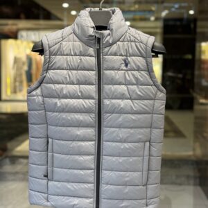 Polo Ralph Lauren Half Sleeve Grey Jacket for Men – Premium Casual Wear
