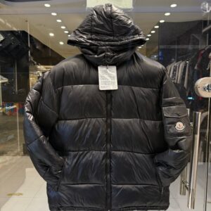 Men’s Black Hooded Puffer Jacket