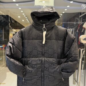 Men’s Black Designer Puffer Sleeveless Jacket