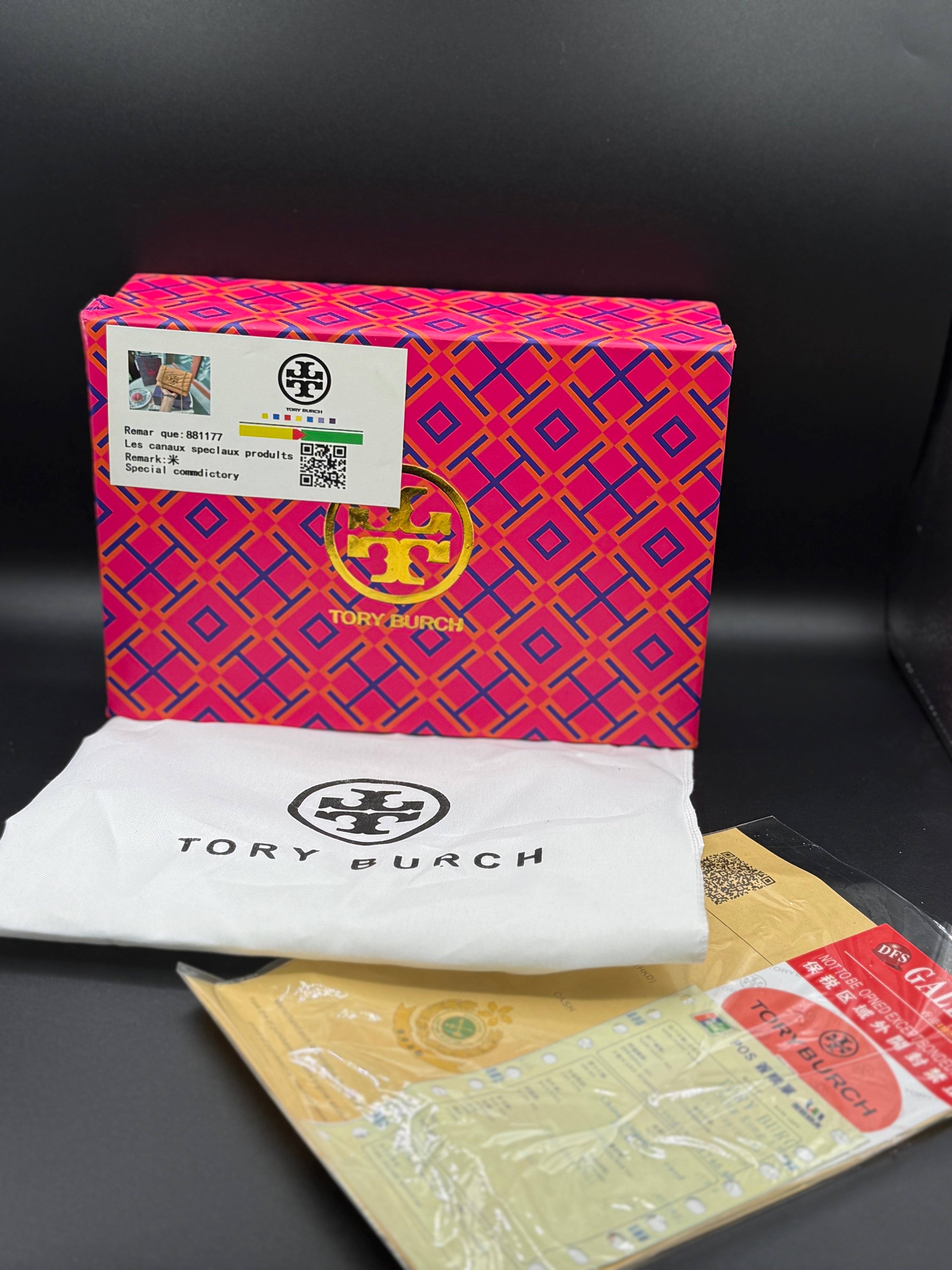 Premium Tory Burch-Style Kira Chevron Quilted Flap Bag - Image 6