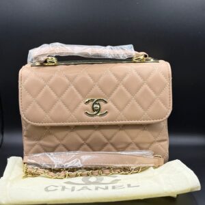 Premium Chanel-Inspired Quilted Top Handle Flap Bag