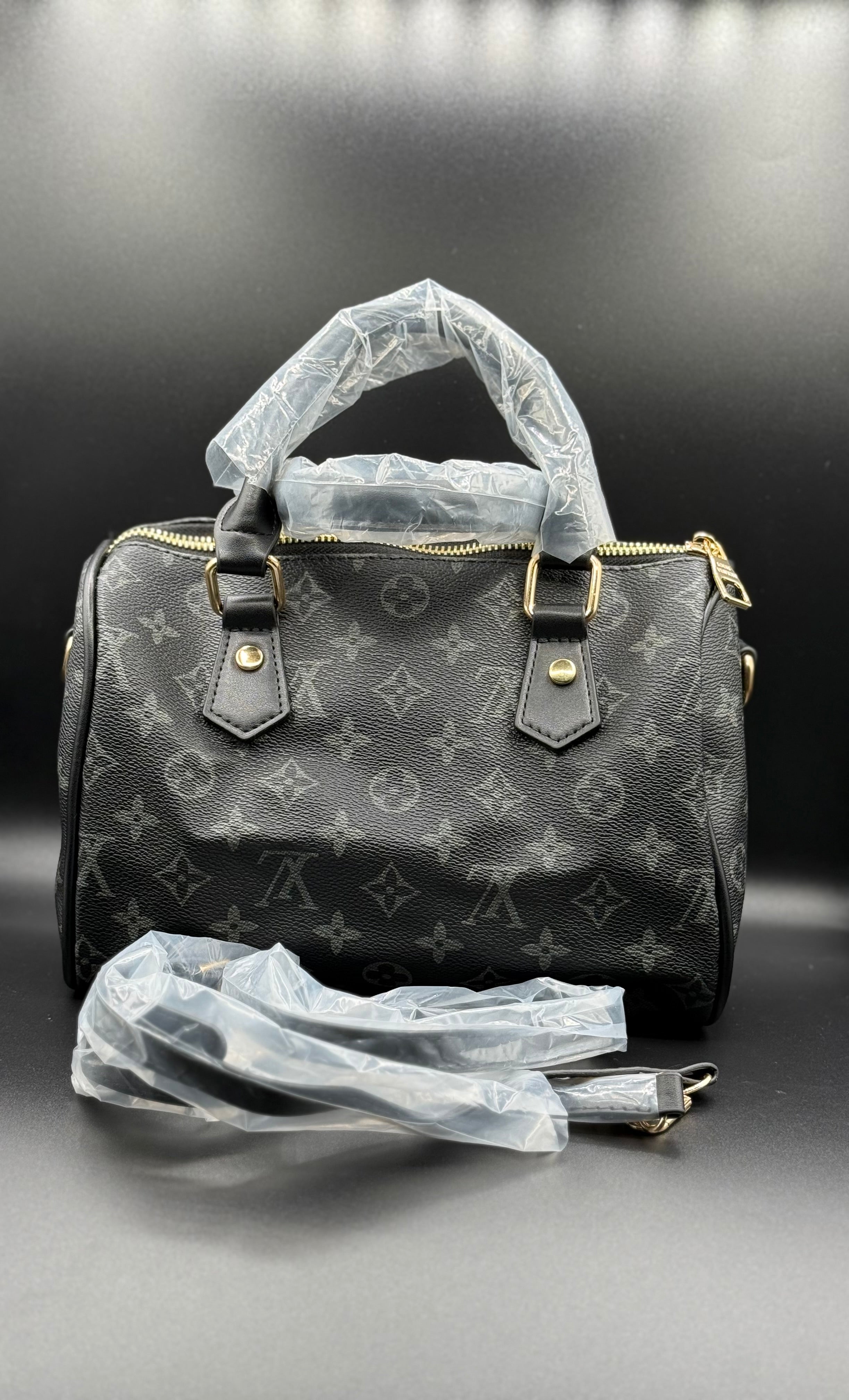 LV-Inspired Monogram Speedy Bandoulière Premium Satchel Bag - Image 2