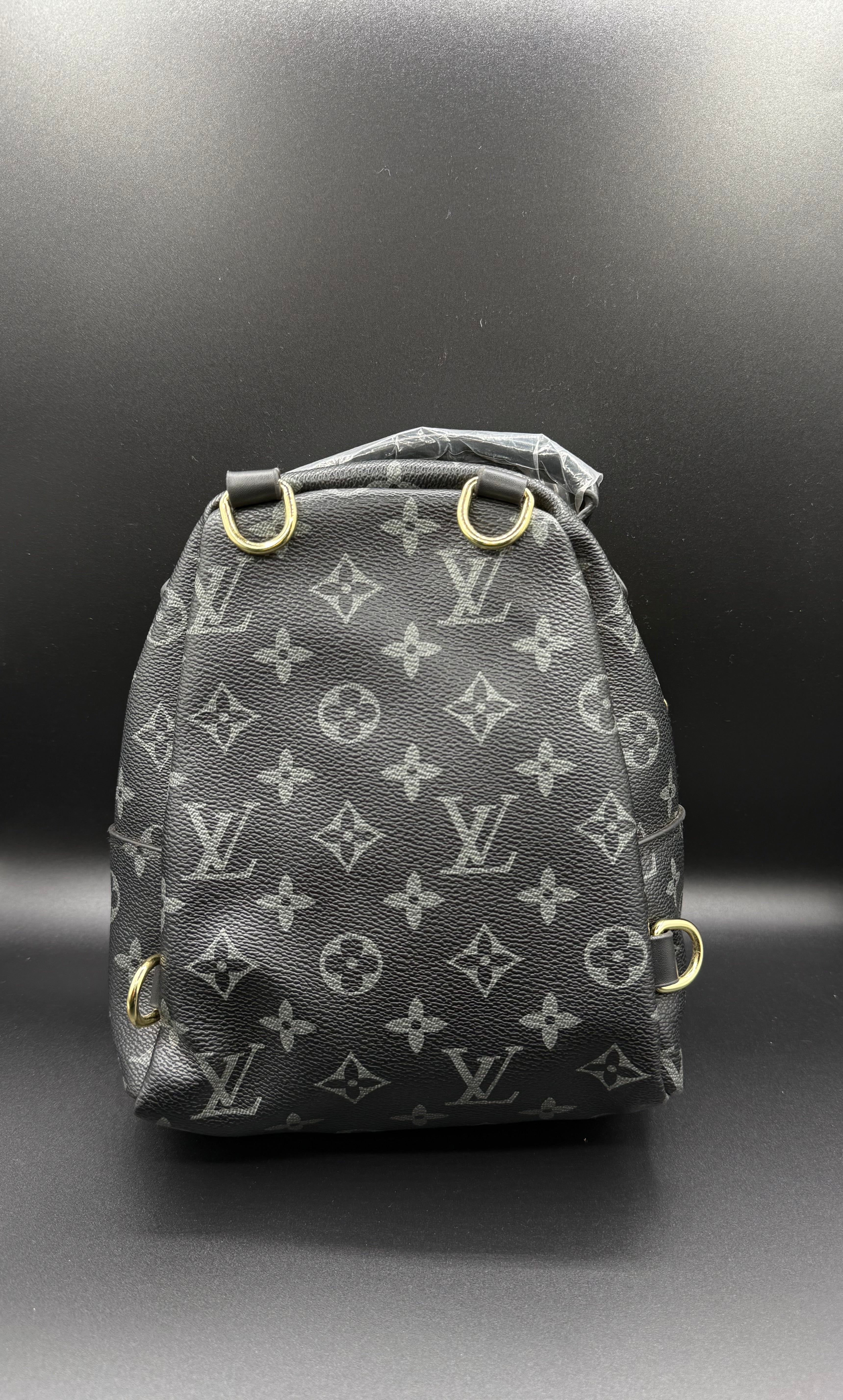 LV-Inspired Monogram Eclipse Palm Springs Mini Backpack - Image 2
