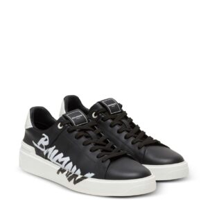 balmain premium white sneakers