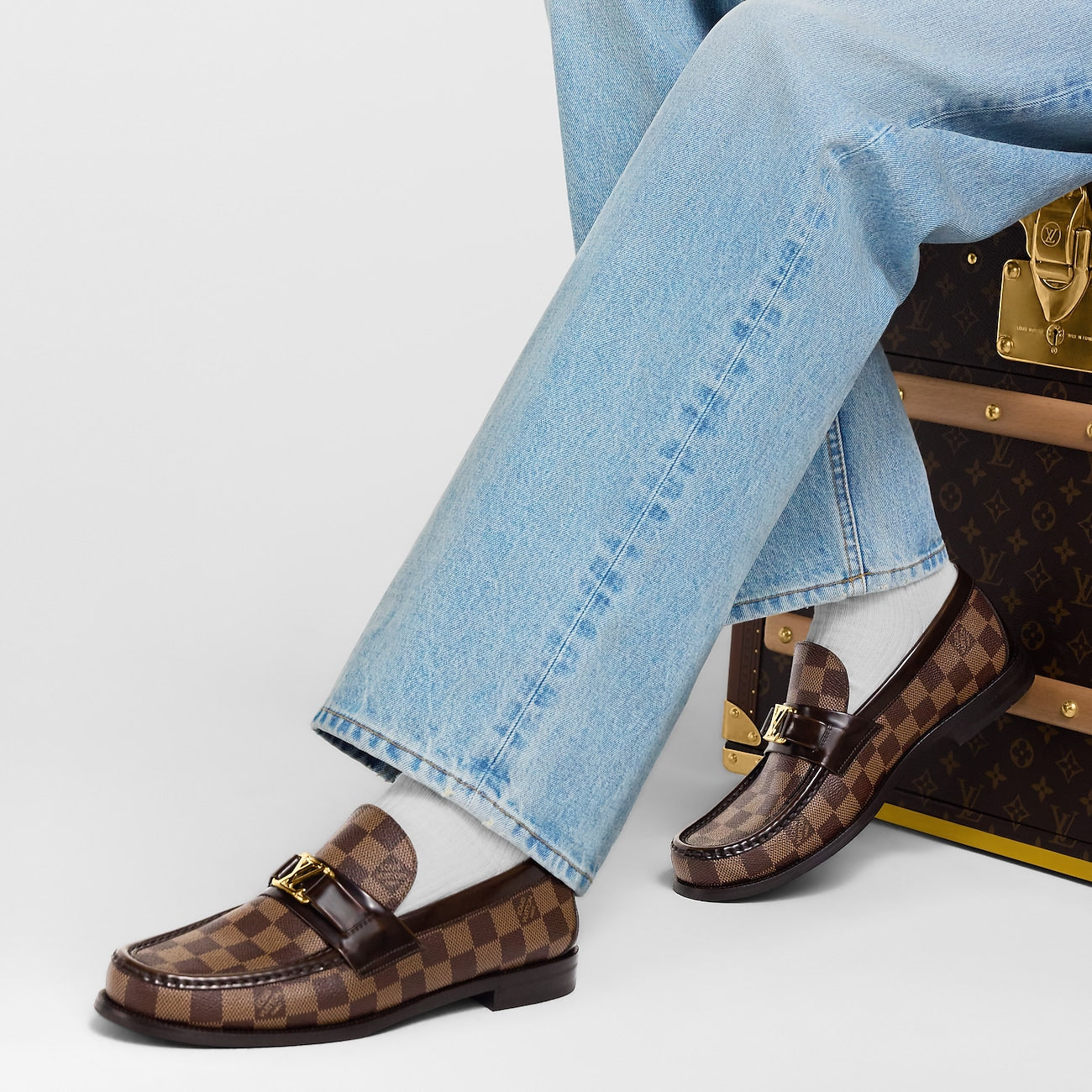 louis vuitton chequered loafers louis vuitton chequered loafers