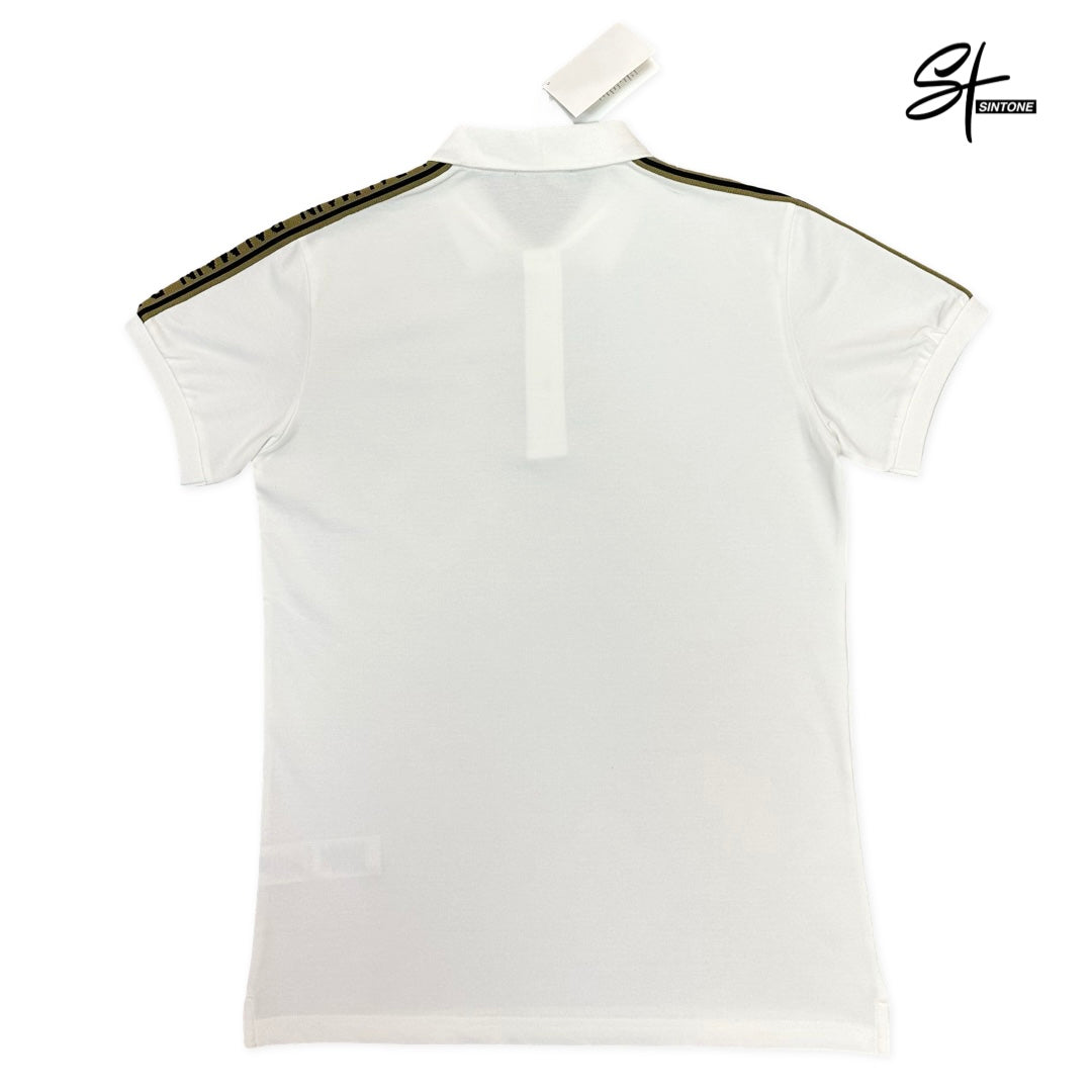 balmain polo shirt with rubber logo – premium fit