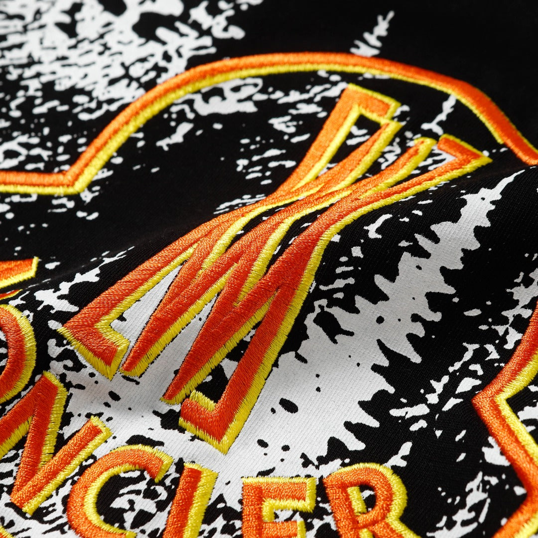 Moncler-Inspired Black Graphic Logo T-Shirt – Luxury Designer Streetwear | Sintone - Image 3