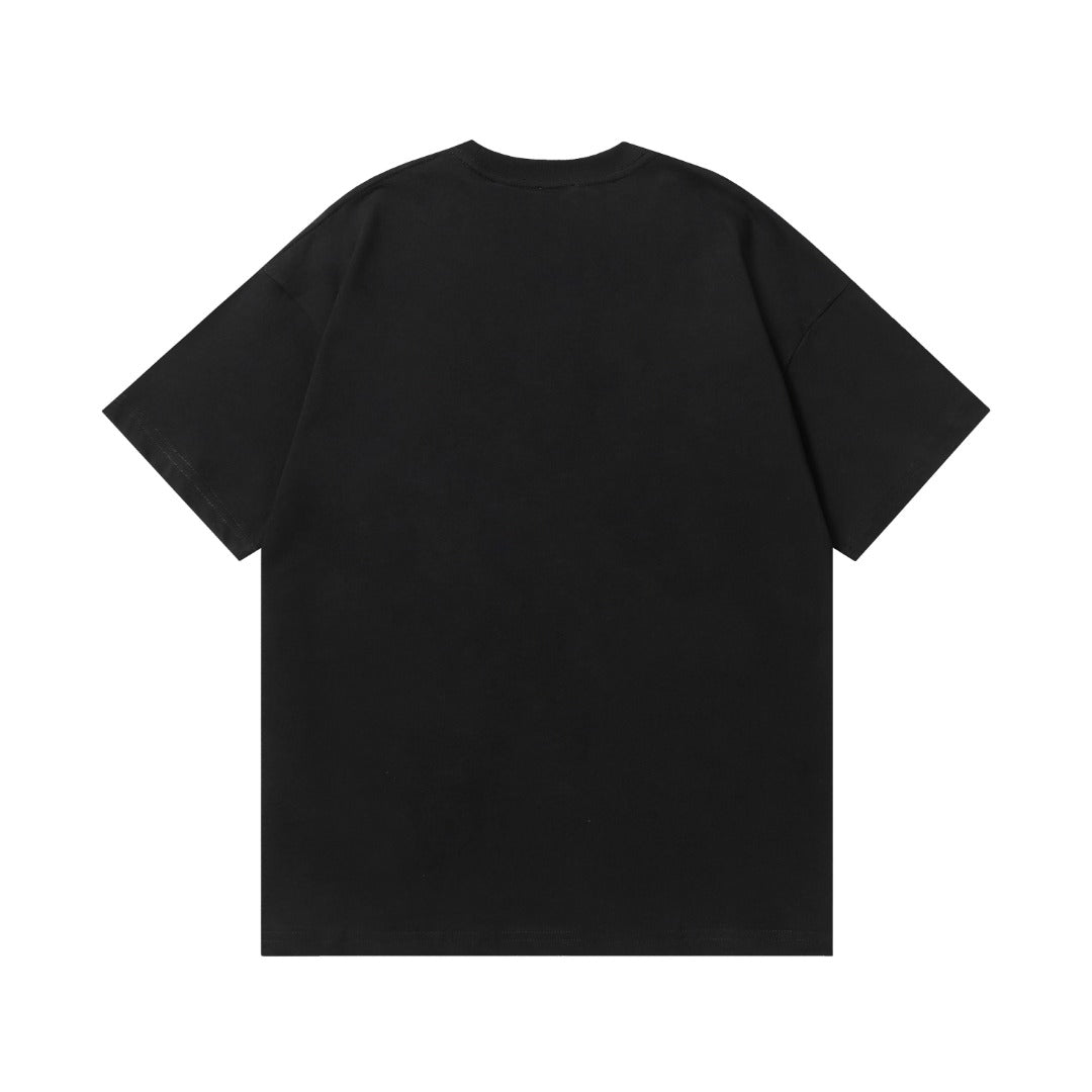 Moncler-Inspired Black Graphic Logo T-Shirt – Luxury Designer Streetwear | Sintone - Image 4