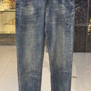 blue washed jeans – dior inspired monogram pocket | luxury denim | sintone