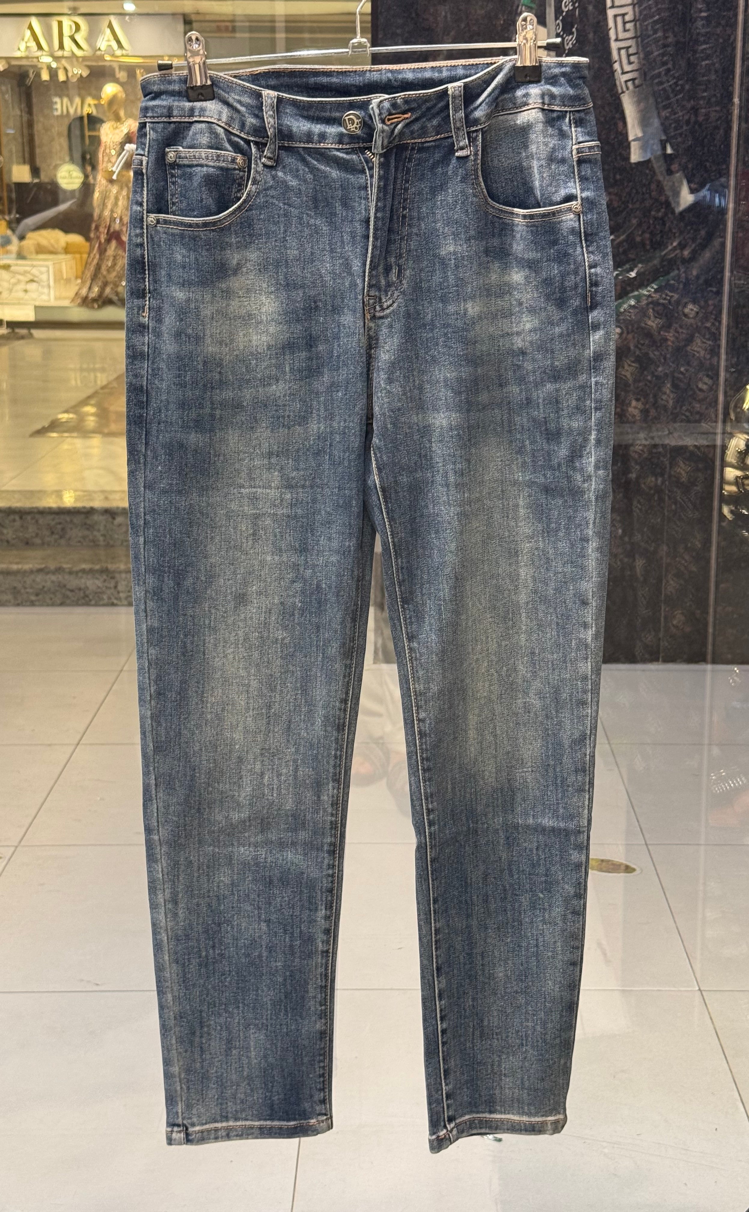 blue washed jeans – dior inspired monogram pocket | luxury denim | sintone blue washed jeans – dior inspired monogram pocket | luxury denim | sintone