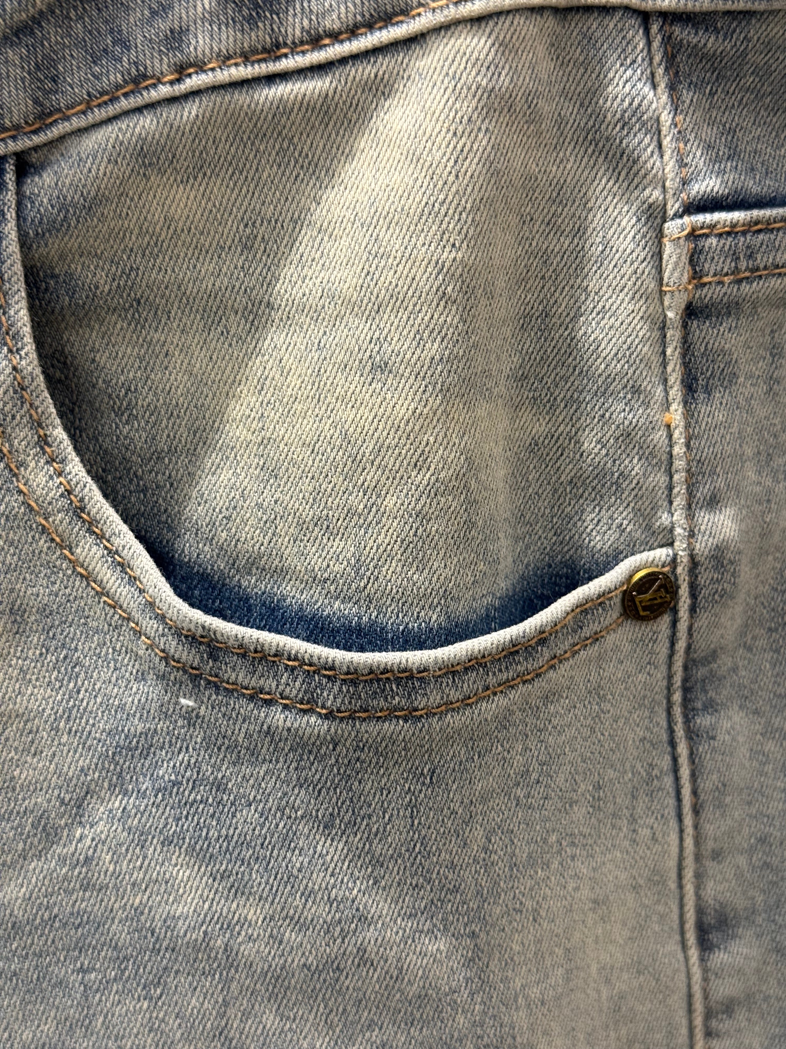 light grey washed jeans – lv inspired logo pocket | luxury denim | sintone light grey washed jeans – lv inspired logo pocket | luxury denim | sintone