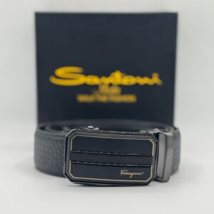 ferragamo inspired men’s leather belt – elegant designer style