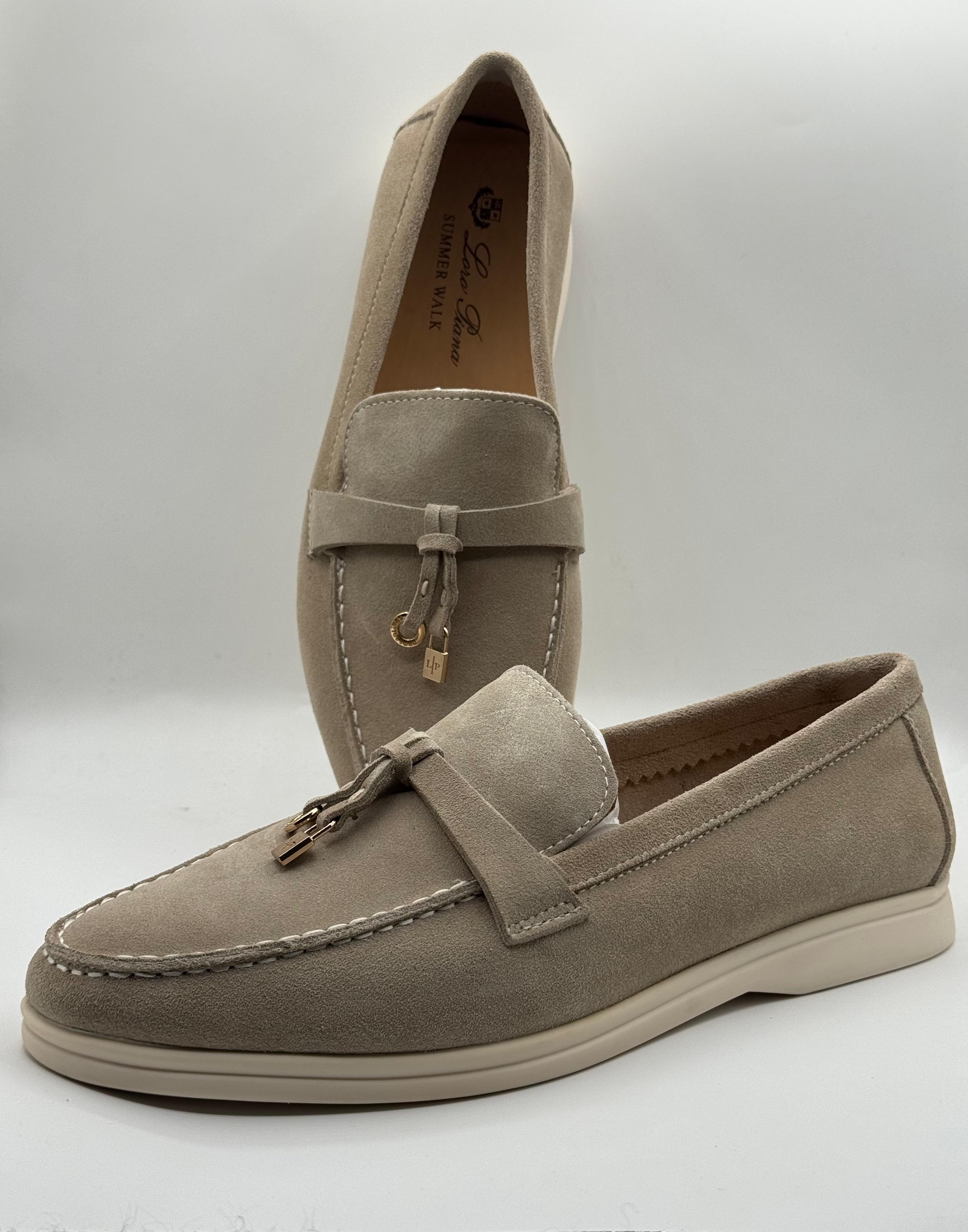 loro piana beige suede loafers loro piana beige suede loafers