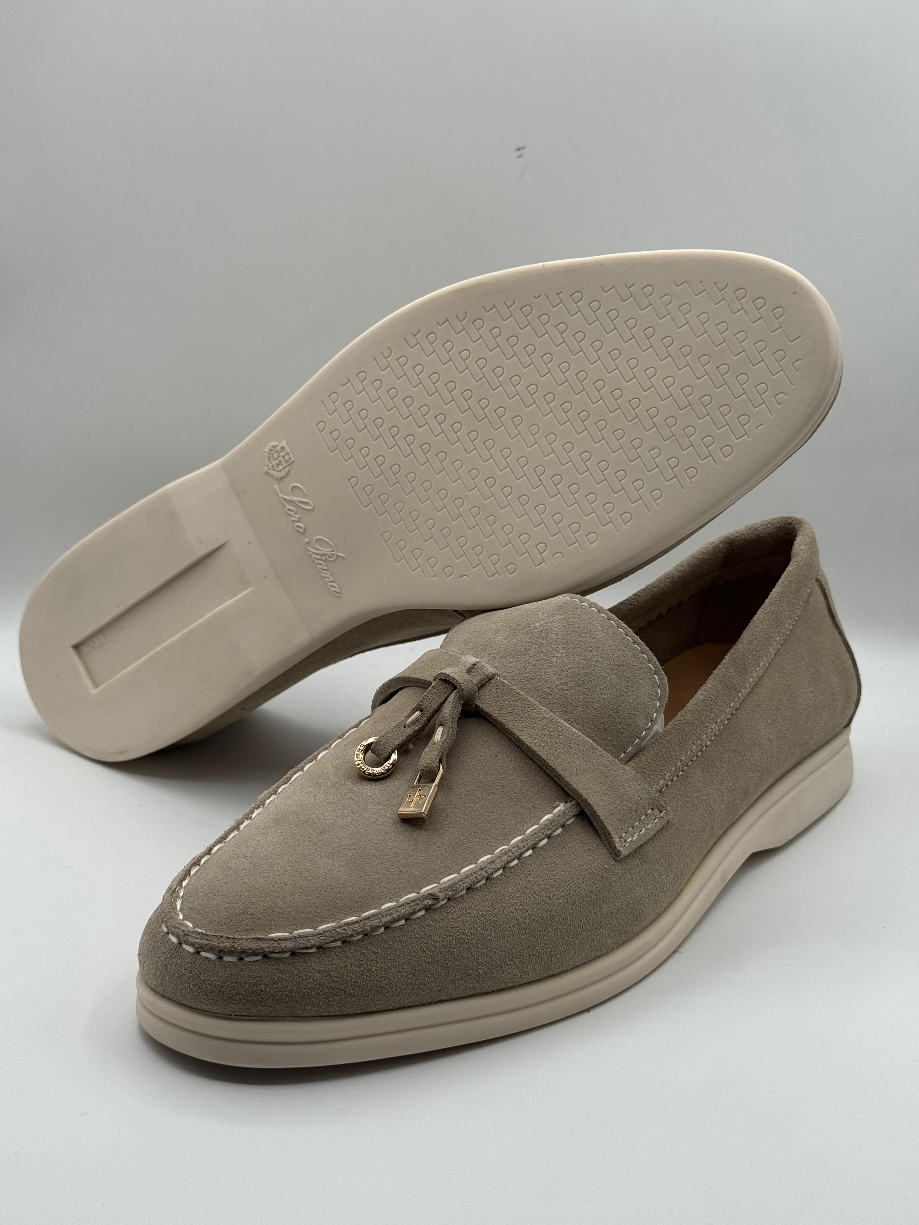 loro piana beige suede loafers loro piana beige suede loafers