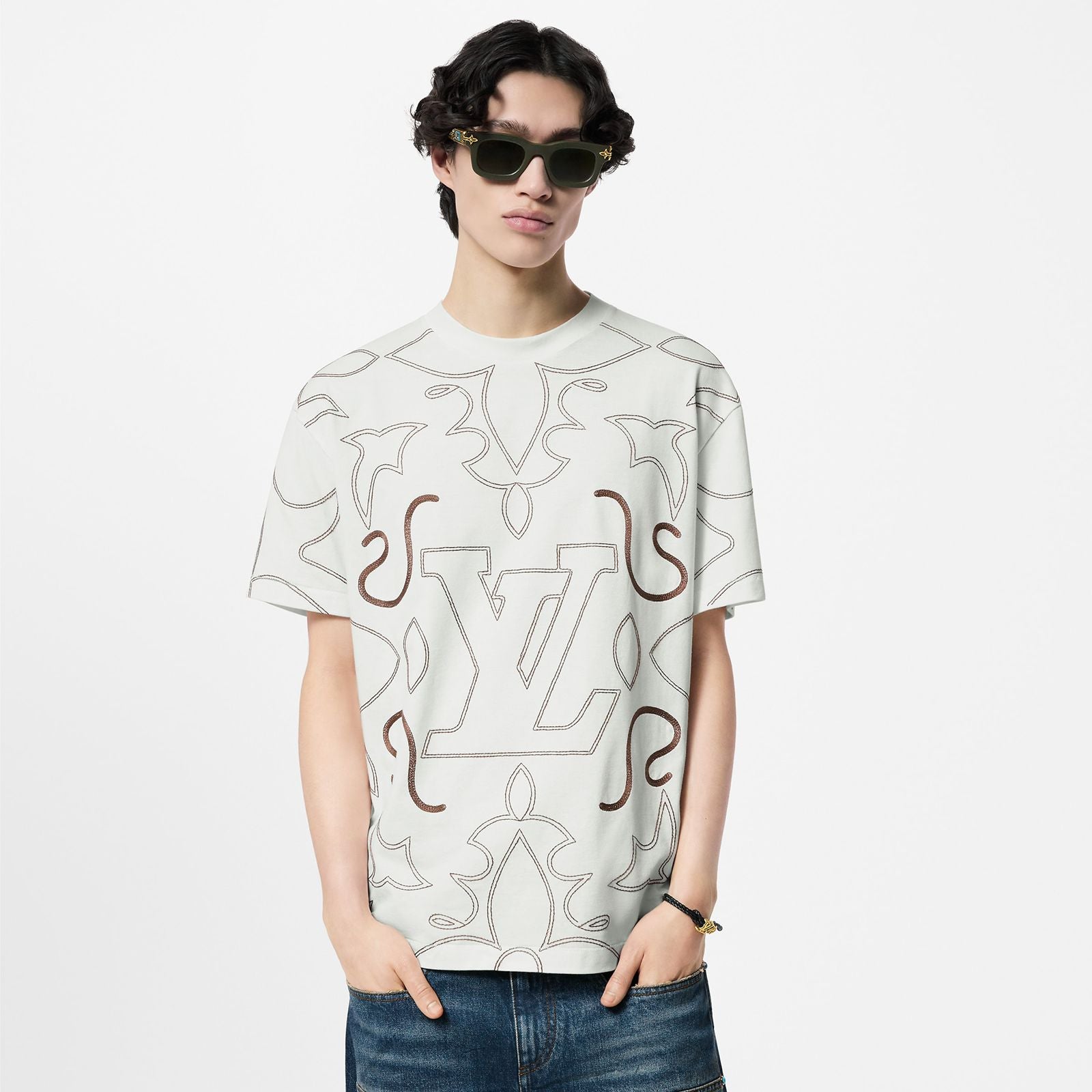 louis vuitton monogram cotton t shirt louis vuitton monogram cotton t shirt