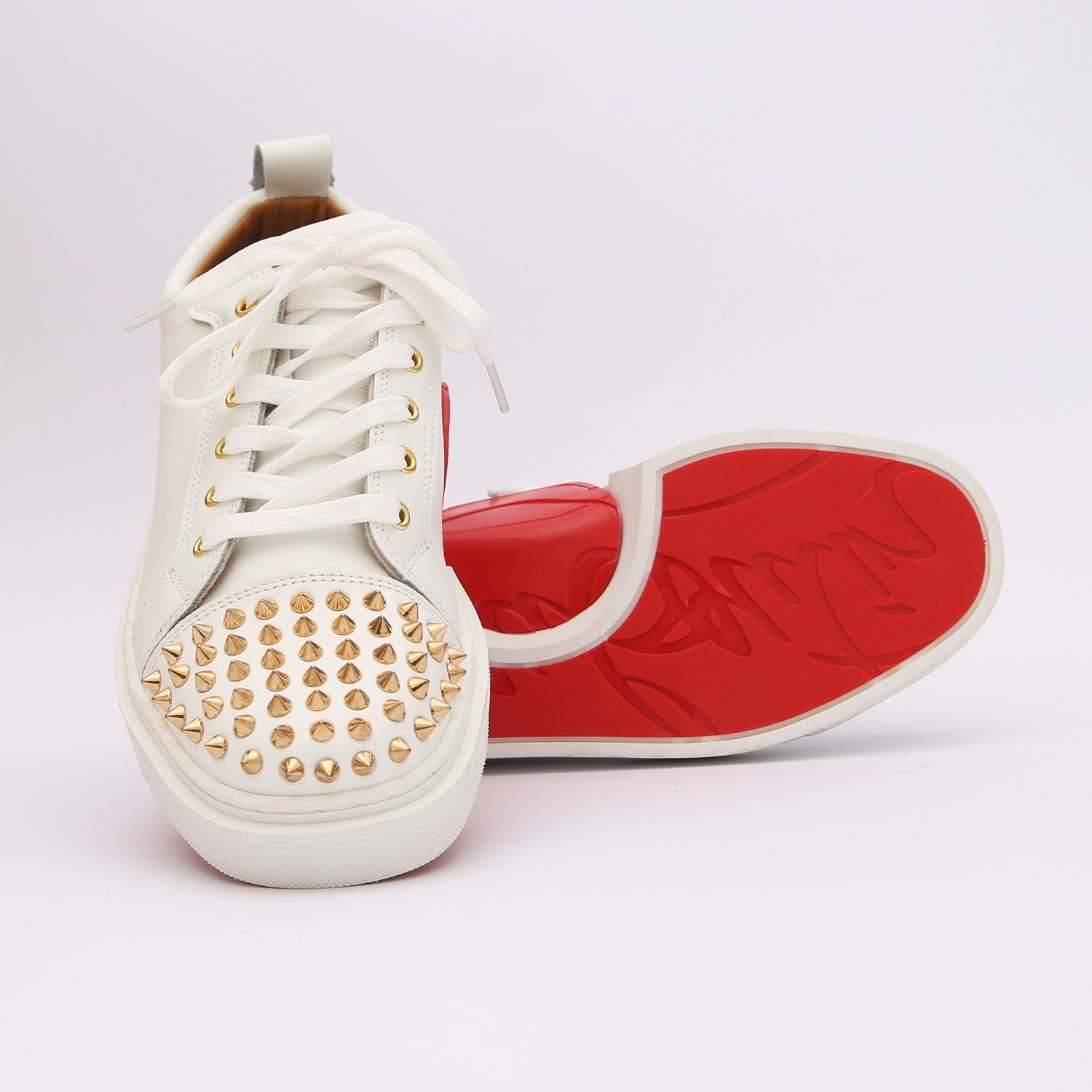 christian louboutin premium white sneakers christian louboutin premium white sneakers