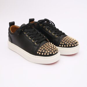 christian louboutin premium black sneakers