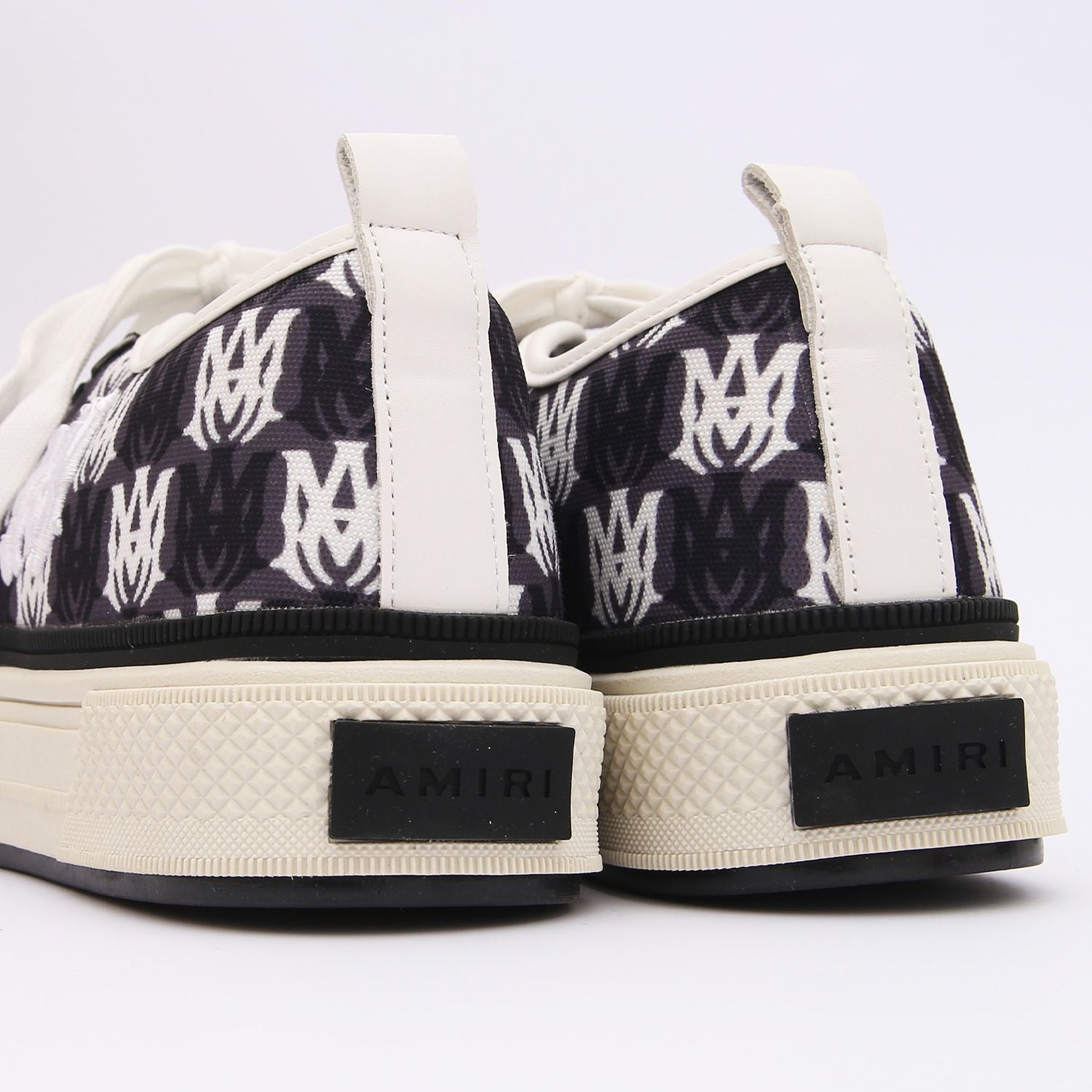 amiri premium black and white sneakers