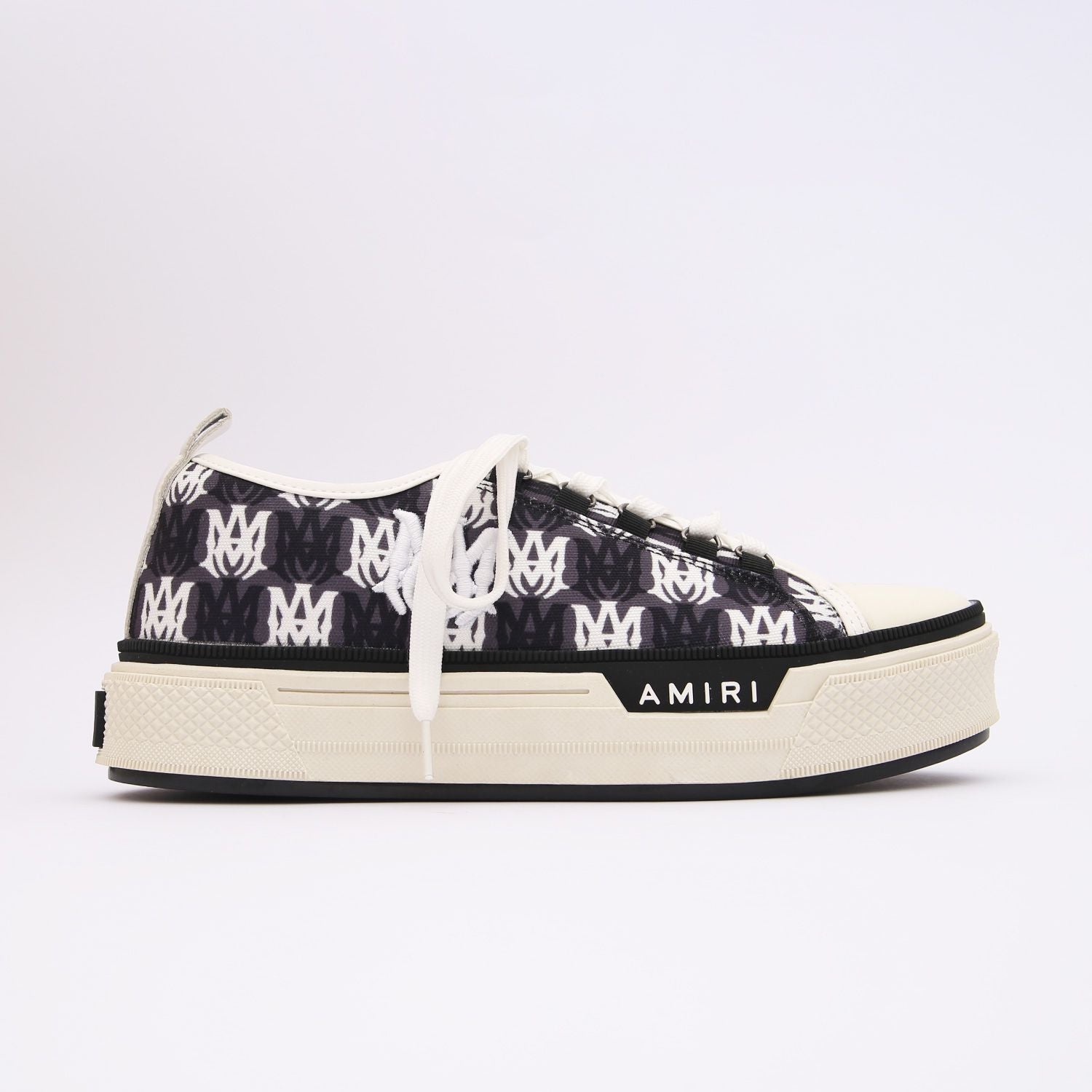 amiri premium black and white sneakers