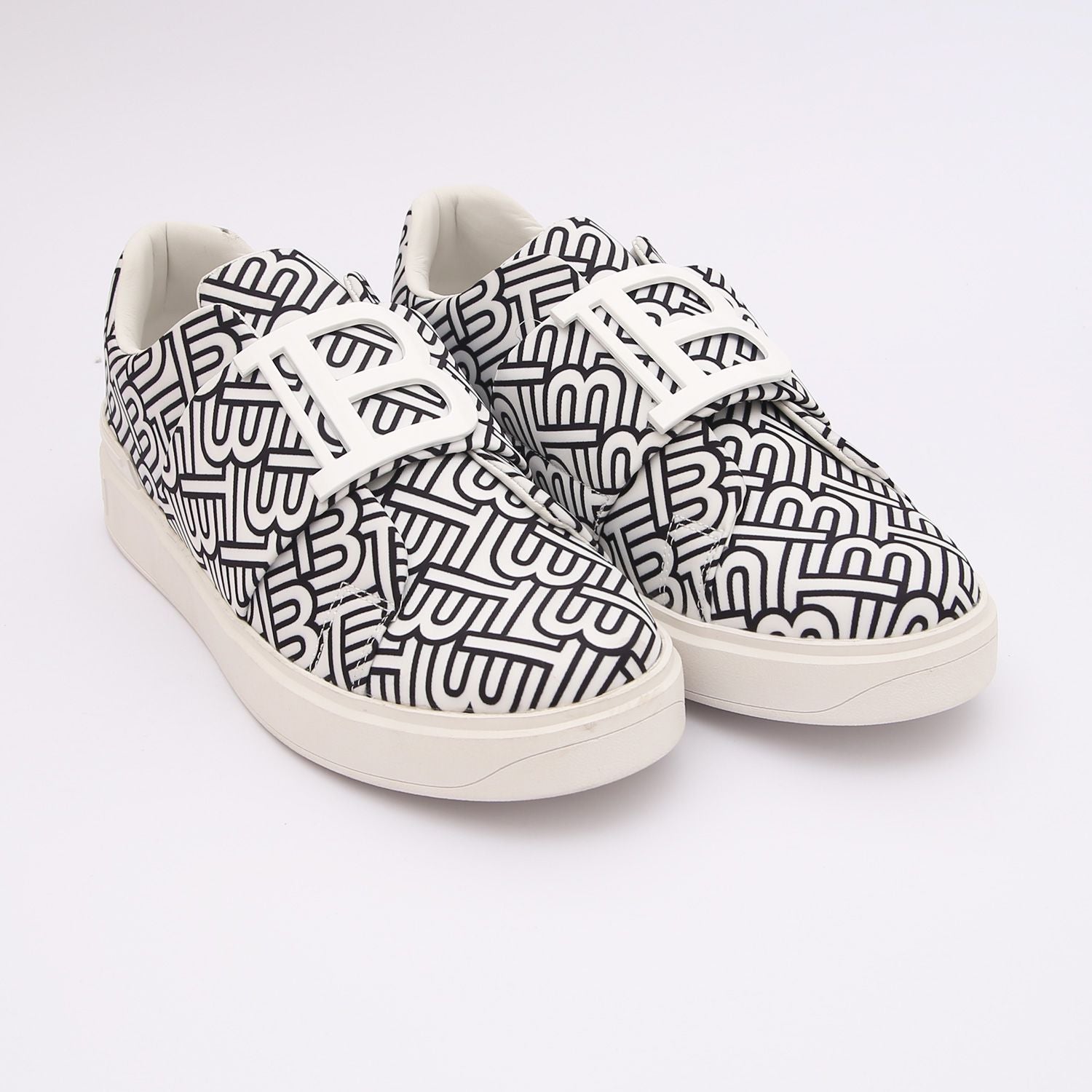 balmain premium black and white sneakers balmain premium black and white sneakers