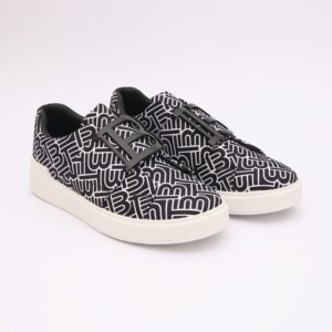 balmain premium black and white sneakers