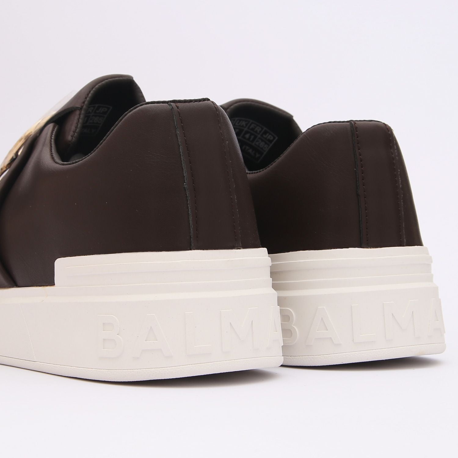 balmain premium brown sneakers