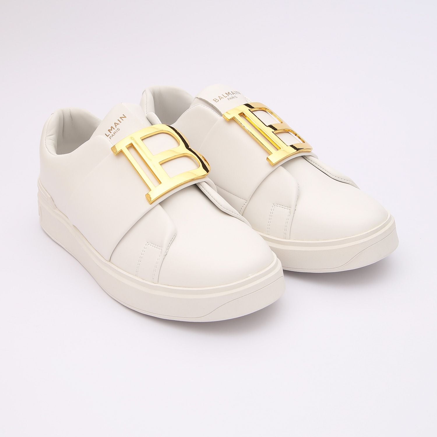 balmain premium white sneakers
