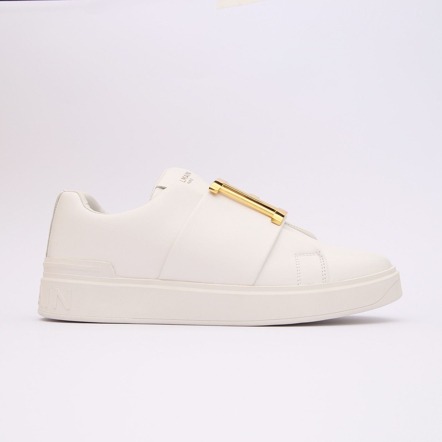 balmain premium white sneakers