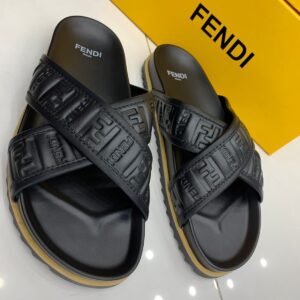 fendi premium slipper with logo