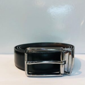 genuine buffalo leather black belt