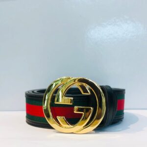 gucci genuine buffalo leather signature belt