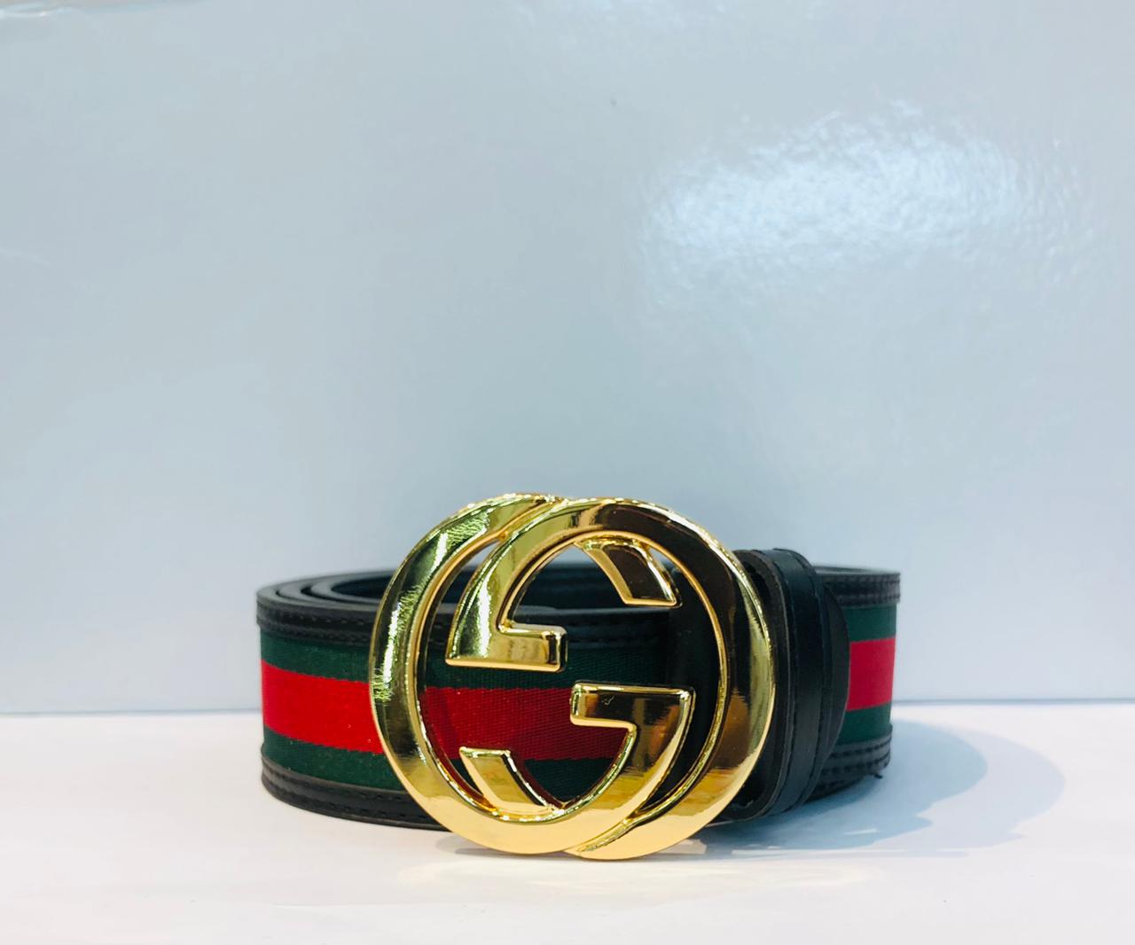 gucci genuine buffalo leather signature belt