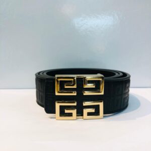 genuine buffalo leather signature gold belt